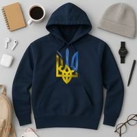 Ukraine Trident Coat Of Arms Flag Ukrainian Pride Hoodie thumb 3