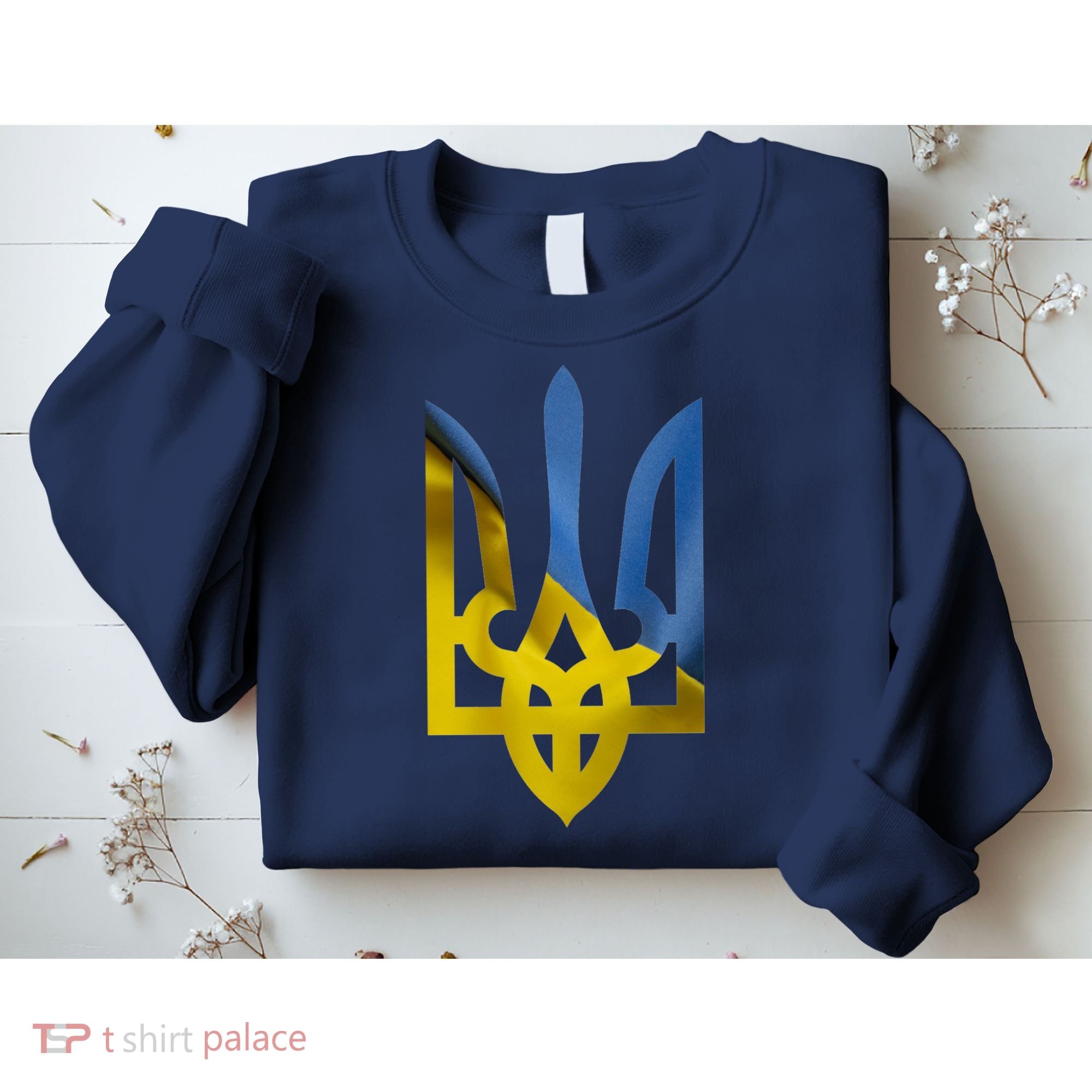 Ukraine Trident Coat Of Arms Flag Ukrainian Pride Sweatshirt