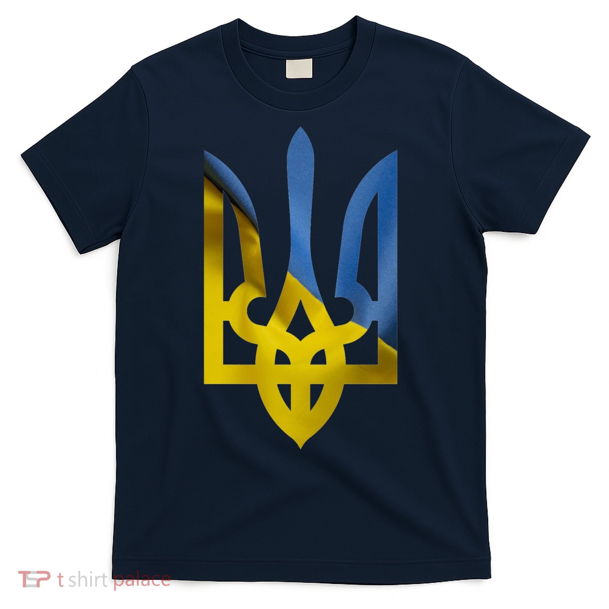 Ukraine Trident Coat Of Arms Flag Ukrainian Pride T-Shirt
