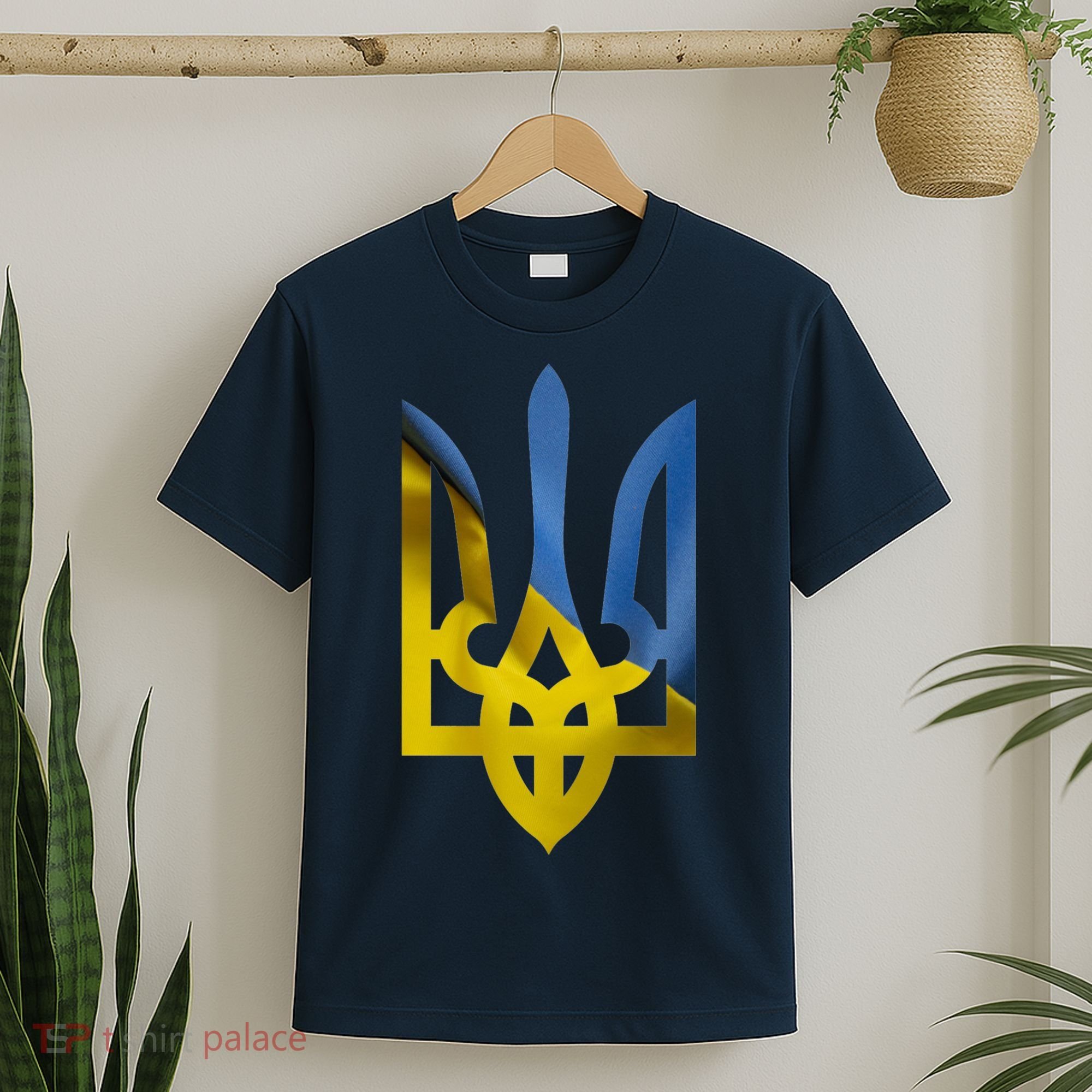 Ukraine Trident Coat Of Arms Flag Ukrainian Pride T-Shirt