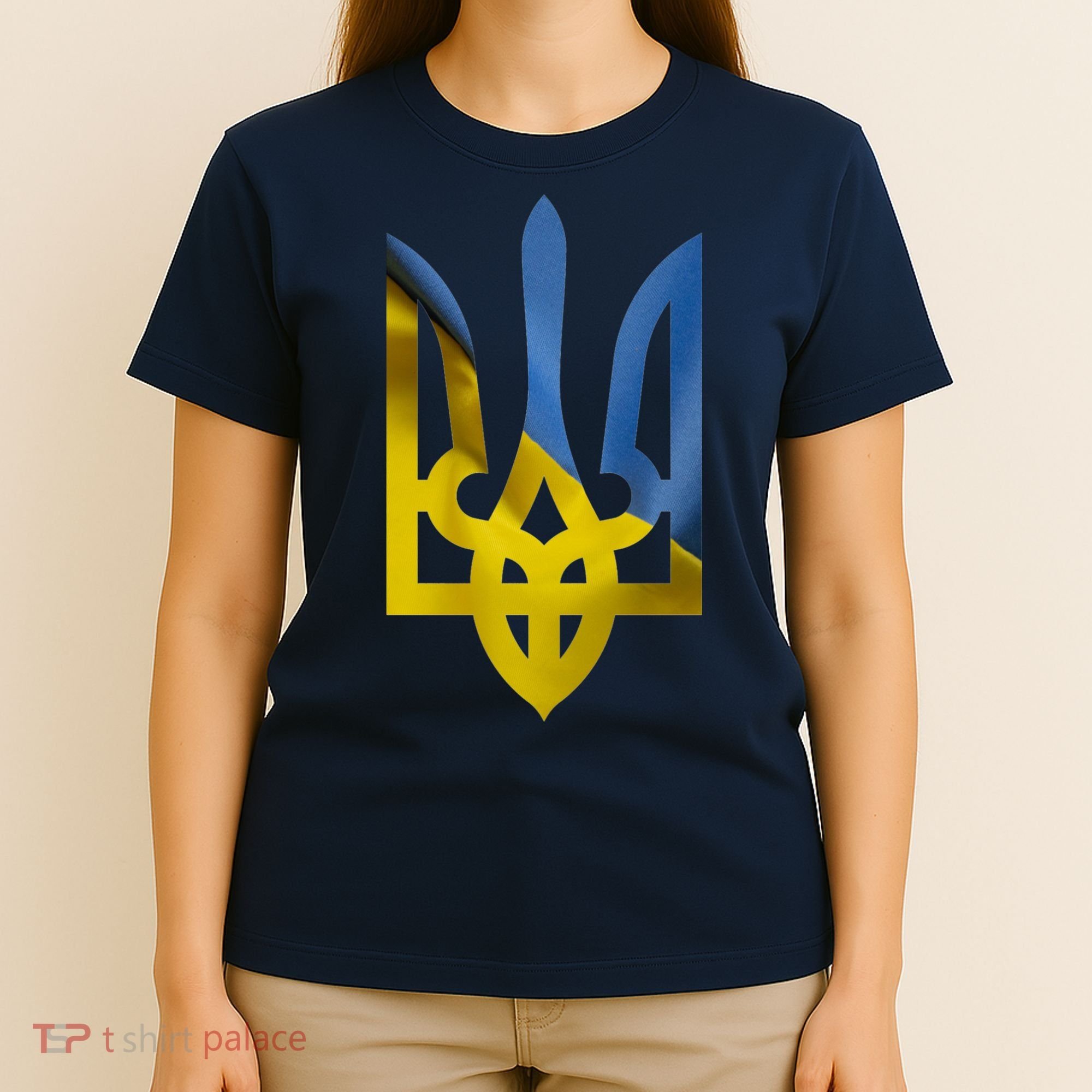 Ukraine Trident Coat Of Arms Flag Ukrainian Pride T-Shirt