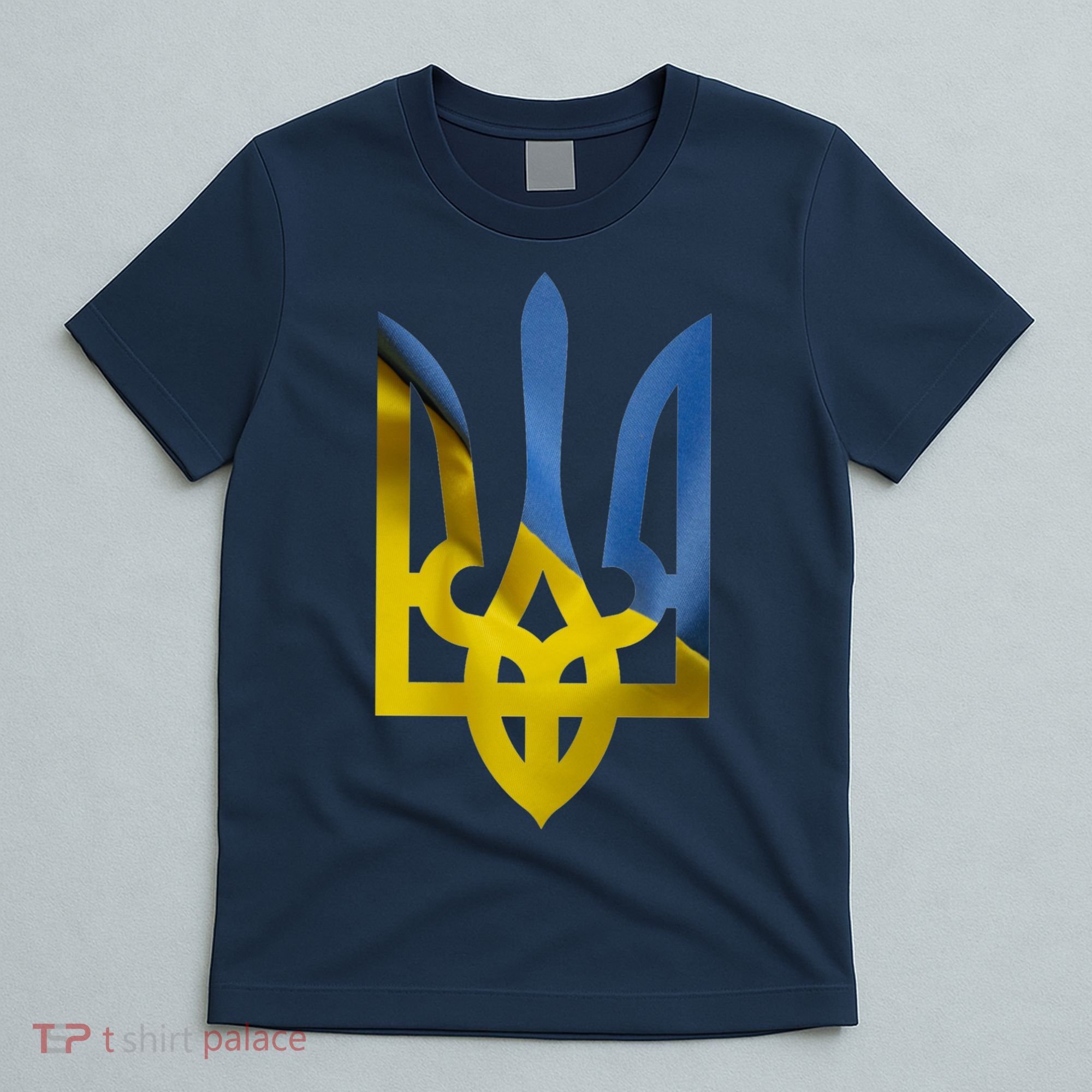 Ukraine Trident Coat Of Arms Flag Ukrainian Pride T-Shirt
