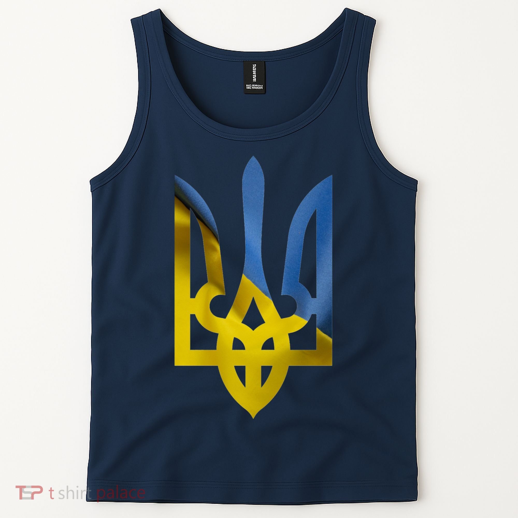 Ukraine Trident Coat Of Arms Flag Ukrainian Pride Tank Top