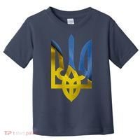 Ukraine Trident Coat Of Arms Flag Ukrainian Pride Toddler T-Shirt thumb 0