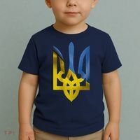 Ukraine Trident Coat Of Arms Flag Ukrainian Pride Toddler T-Shirt thumb 2