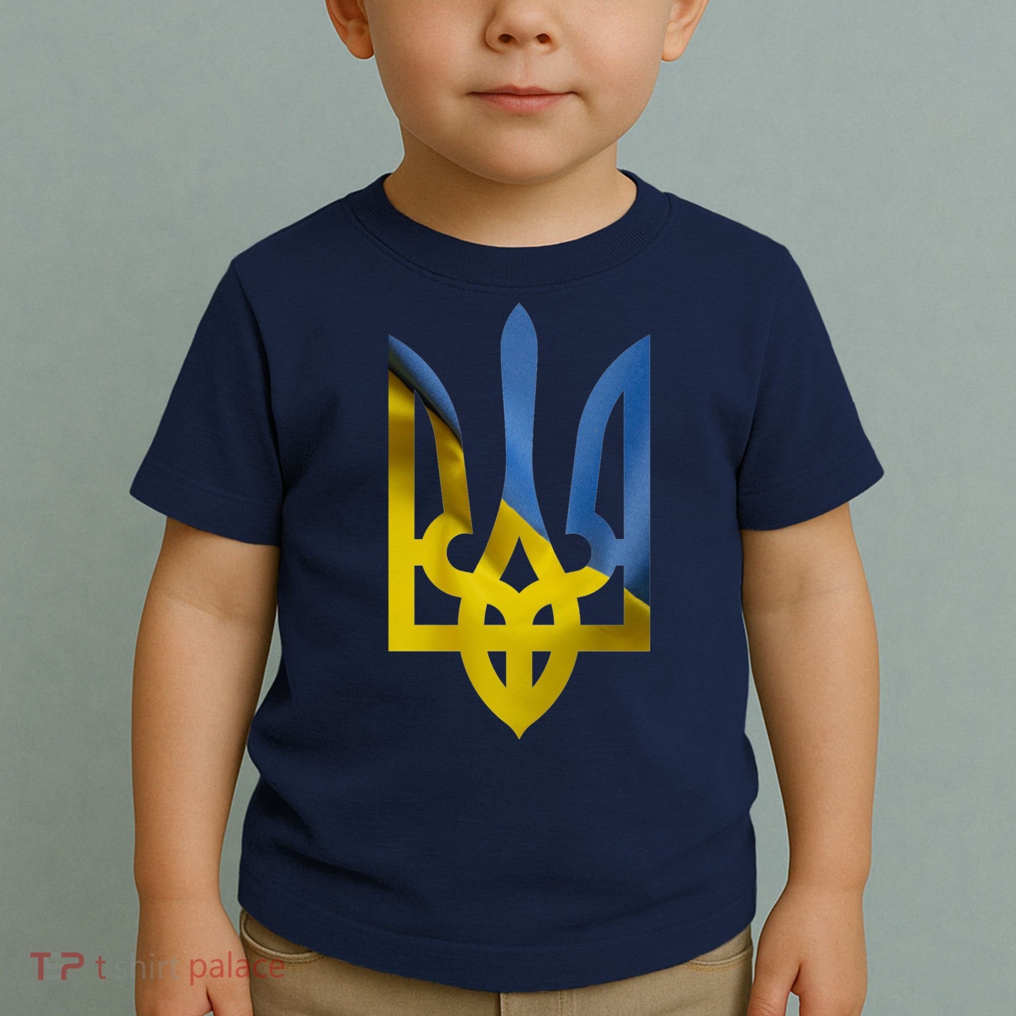 Ukraine Trident Coat Of Arms Flag Ukrainian Pride Toddler T-Shirt