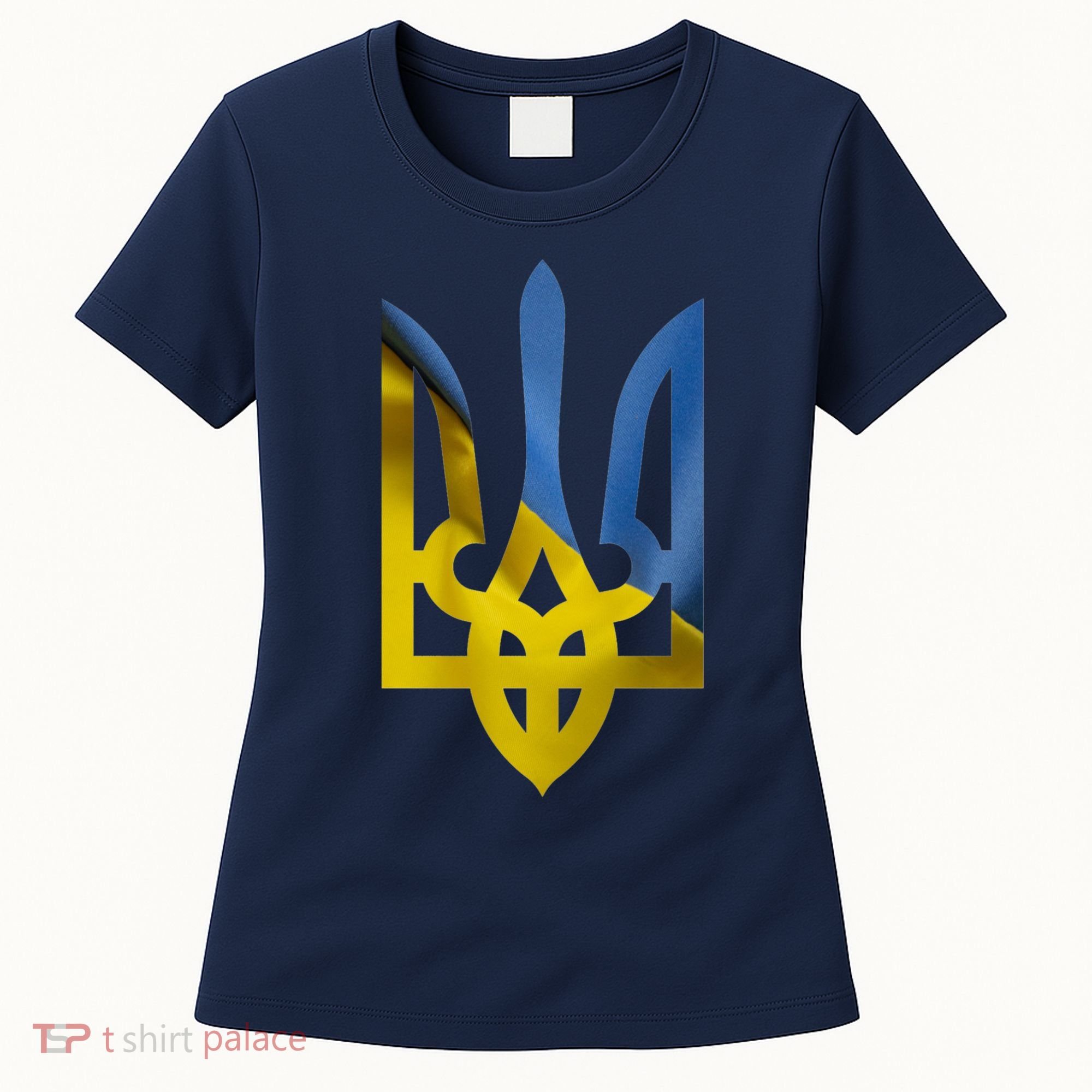 Ukraine Trident Coat Of Arms Flag Ukrainian Pride Women's T-Shirt