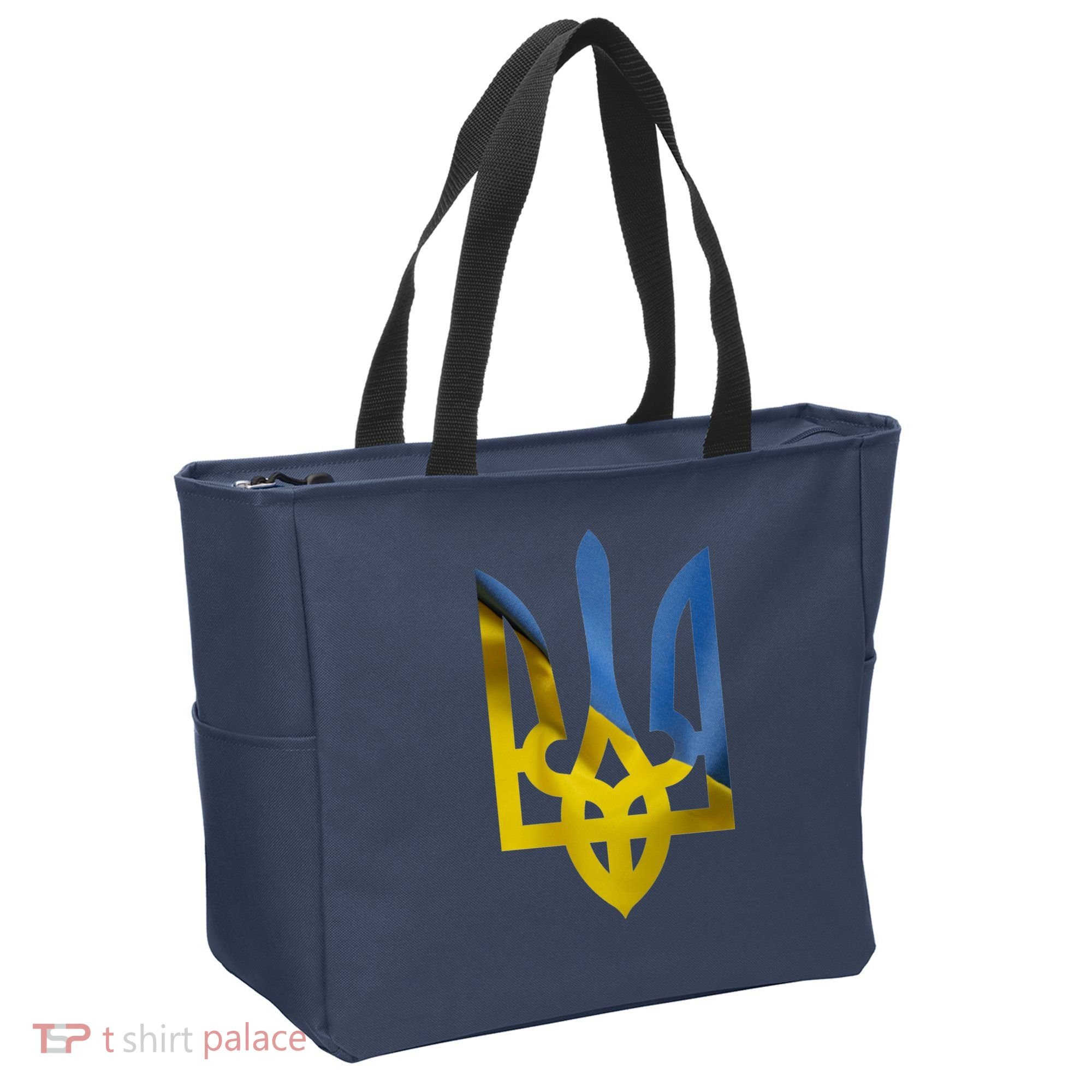 Ukraine Trident Coat Of Arms Flag Ukrainian Pride Tote Bag