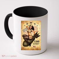 USO To Celebrate Our Troops Bombshell Coffee Mug thumb 0