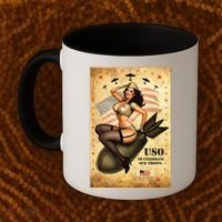 USO To Celebrate Our Troops Bombshell Coffee Mug thumb 2