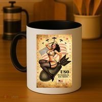 USO To Celebrate Our Troops Bombshell Coffee Mug thumb 4