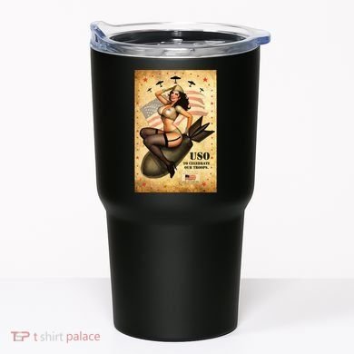 USO To Celebrate Our Troops Bombshell Tumbler