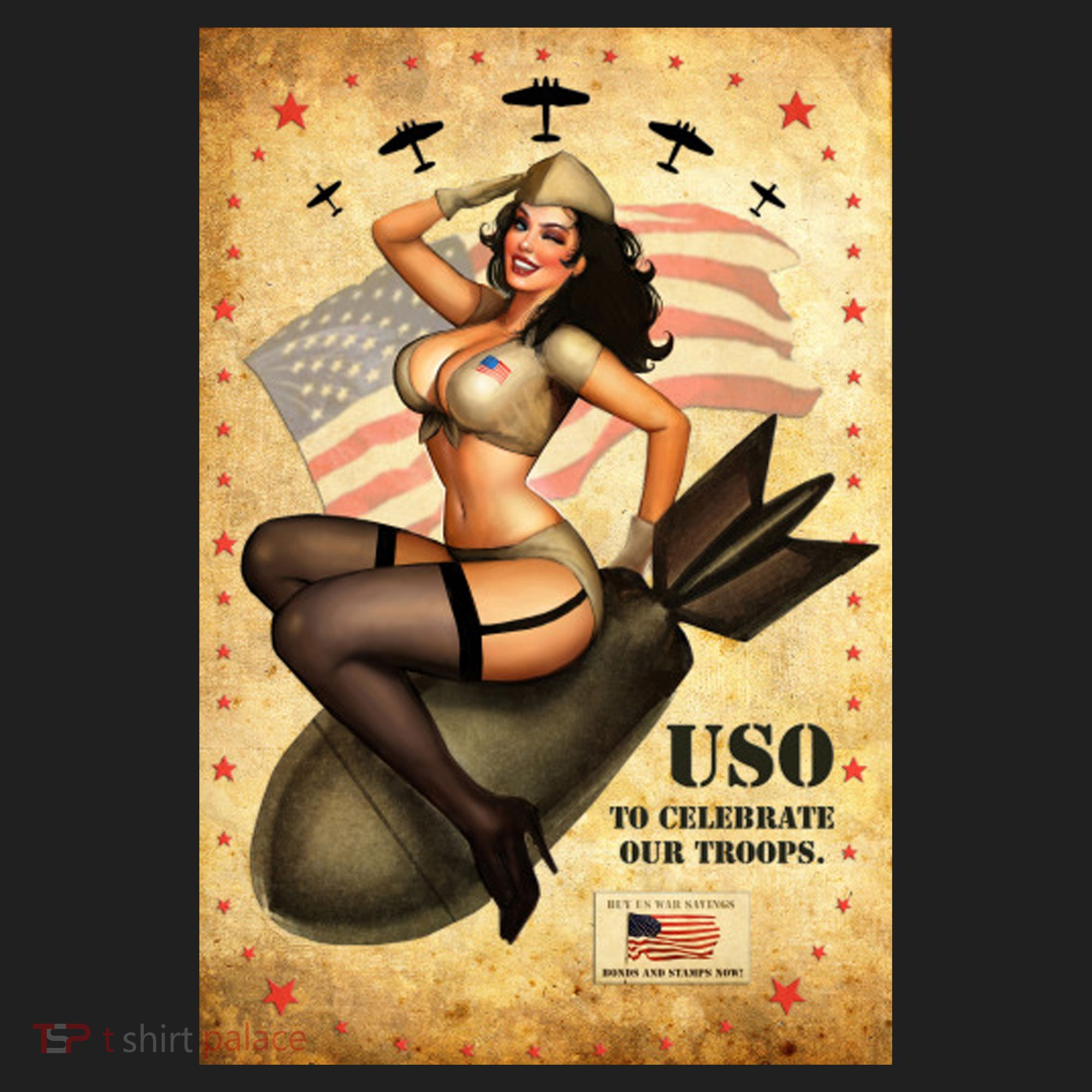 USO To Celebrate Our Troops Bombshell Tumbler