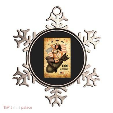 USO To Celebrate Our Troops Bombshell Ornament