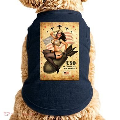 USO To Celebrate Our Troops Bombshell Doggie Tank