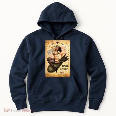 USO To Celebrate Our Troops Bombshell Hoodie