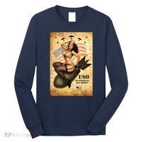 USO To Celebrate Our Troops Bombshell Long Sleeve Shirt thumb 0