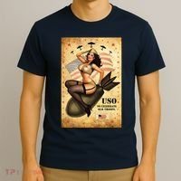 USO To Celebrate Our Troops Bombshell T-Shirt thumb 3