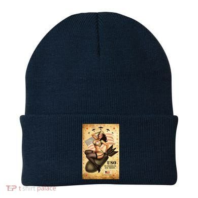 USO To Celebrate Our Troops Bombshell Beanie