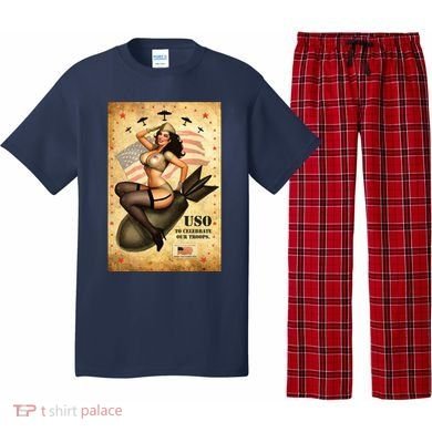 USO To Celebrate Our Troops Bombshell Pajama Set