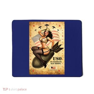 USO To Celebrate Our Troops Bombshell Mousepad