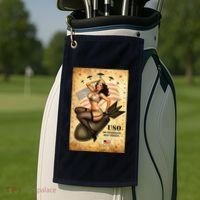 USO To Celebrate Our Troops Bombshell Golf Towel thumb 2
