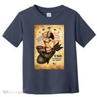 USO To Celebrate Our Troops Bombshell Toddler T-Shirt thumb 0