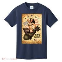 USO To Celebrate Our Troops Bombshell Kids T-Shirt thumb 0