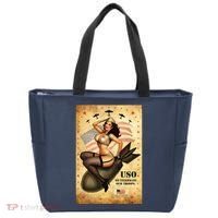 USO To Celebrate Our Troops Bombshell Tote Bag thumb 0
