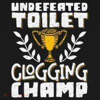 Undefeated Toilet Clogging Champ Pajama Set thumb 2