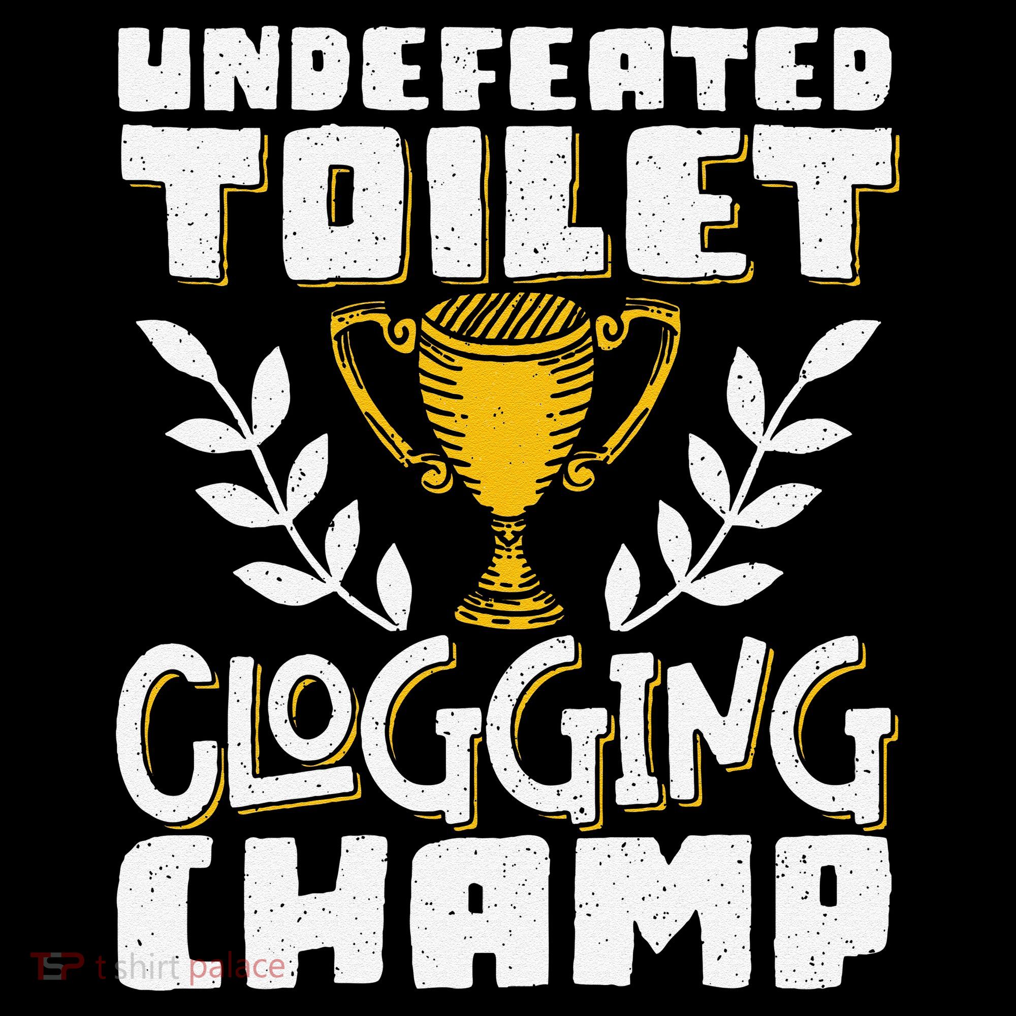 Undefeated Toilet Clogging Champ Visor
