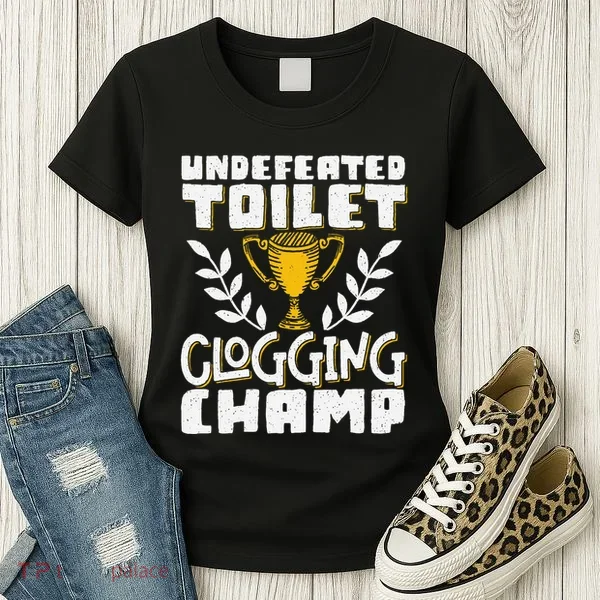 Undefeated Toilet Clogging Champ Women's T-Shirt