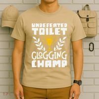 Undefeated Toilet Clogging Champ T-Shirt thumb 6