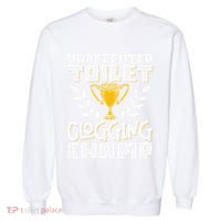 Undefeated Toilet Clogging Champ Garment-Dyed Sweatshirt thumb 0