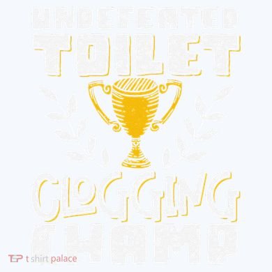 Undefeated Toilet Clogging Champ Garment-Dyed Sweatshirt