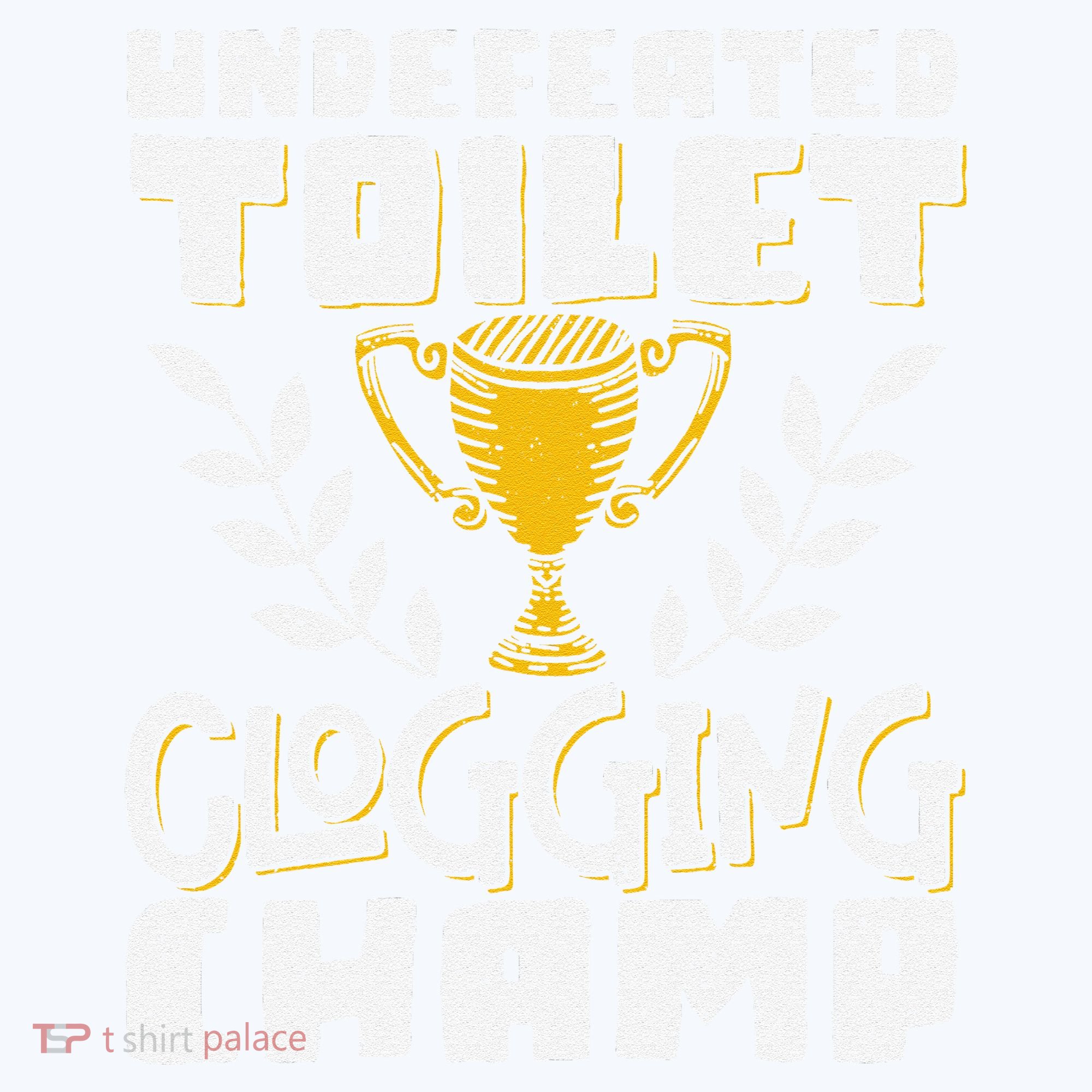 Undefeated Toilet Clogging Champ Garment-Dyed Sweatshirt