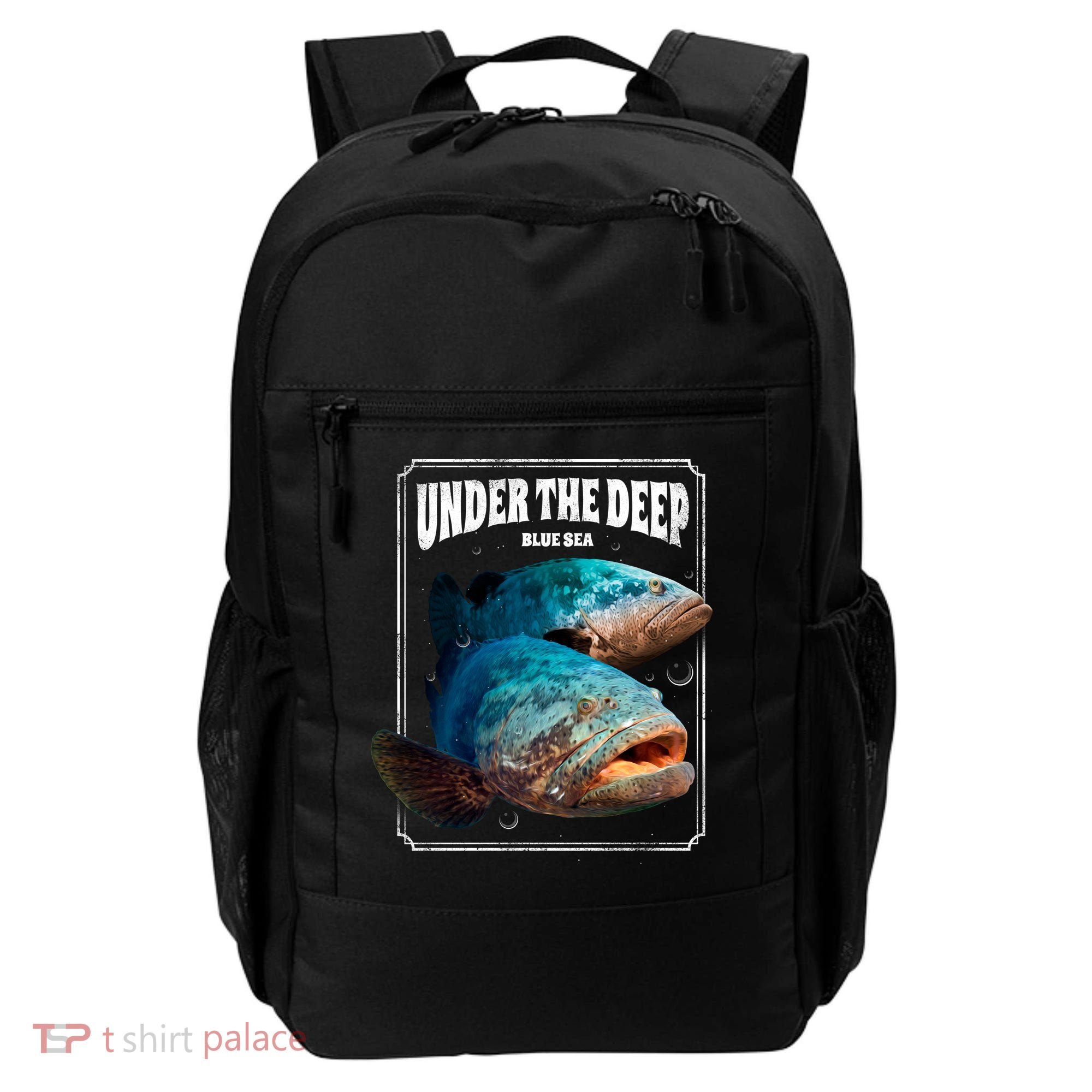 Under The Deep Blue Sea Fish Backpack