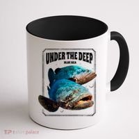 Under The Deep Blue Sea Fish Coffee Mug thumb 1