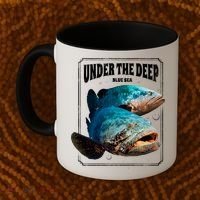 Under The Deep Blue Sea Fish Coffee Mug thumb 2