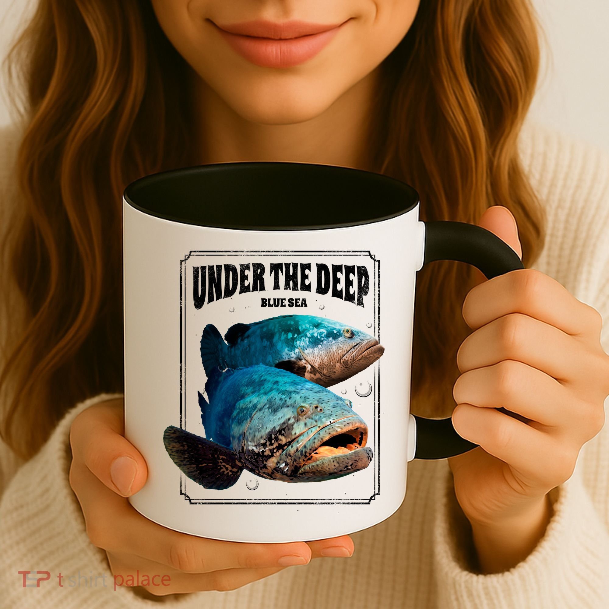 Under The Deep Blue Sea Fish Coffee Mug