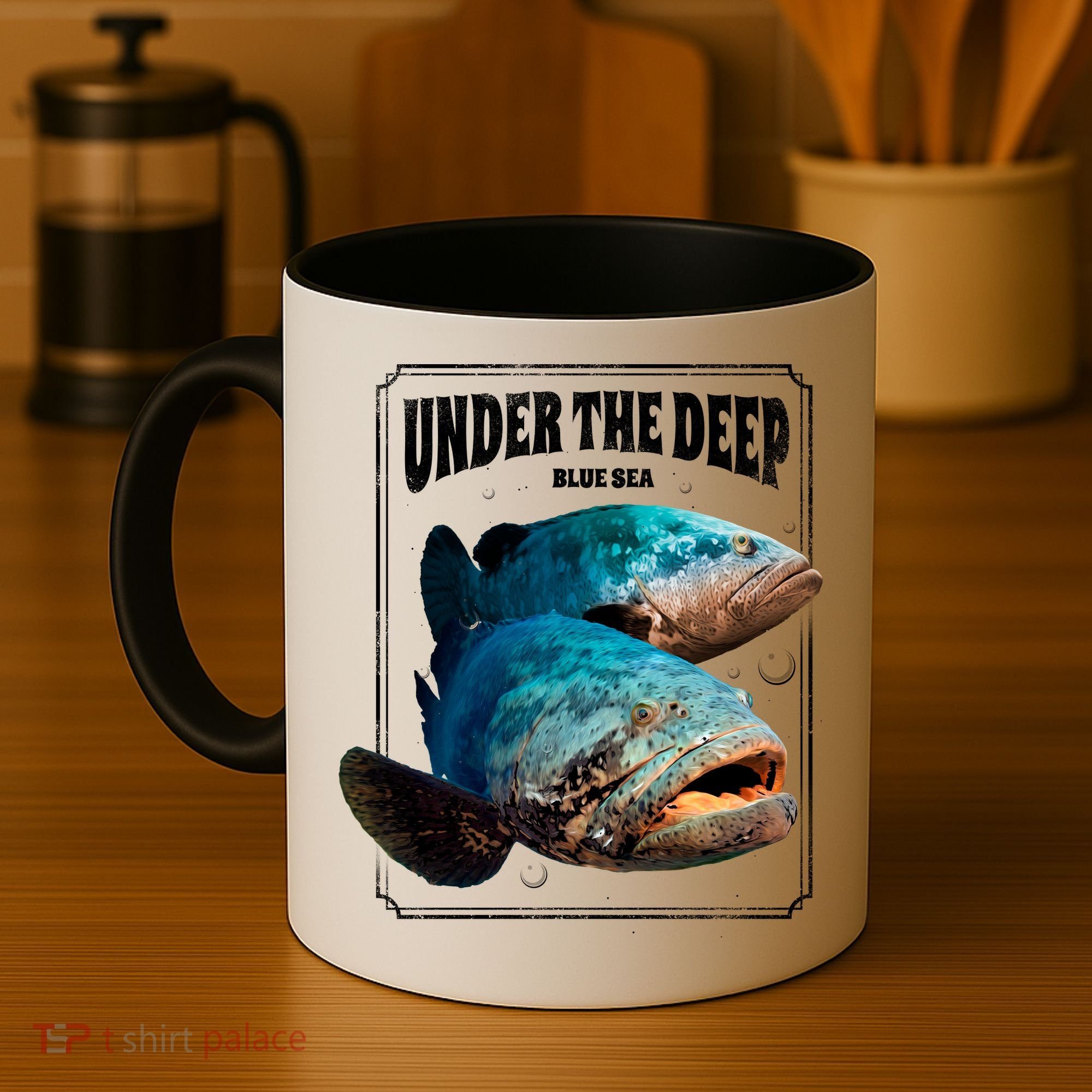 Under The Deep Blue Sea Fish Coffee Mug