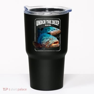 Under The Deep Blue Sea Fish Tumbler