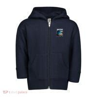 Under The Deep Blue Sea Fish Toddler Zip Fleece Hoodie thumb 0