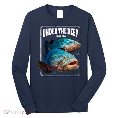 Under The Deep Blue Sea Fish Long Sleeve Shirt