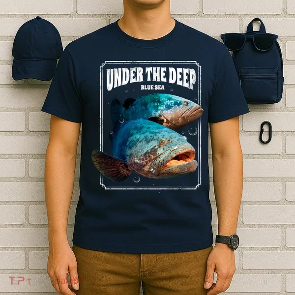 Under The Deep Blue Sea Fish T-Shirt