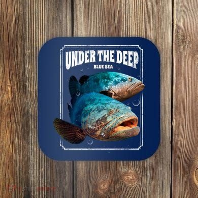 Under The Deep Blue Sea Fish Coaster