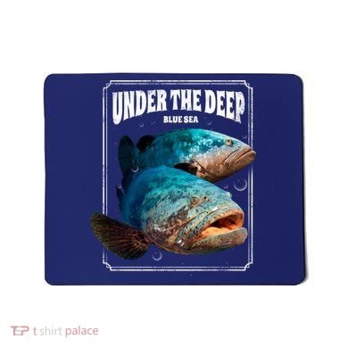 Under The Deep Blue Sea Fish Mousepad