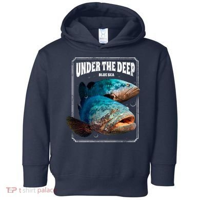 Under The Deep Blue Sea Fish Toddler Hoodie