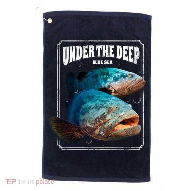Under The Deep Blue Sea Fish Golf Towel
