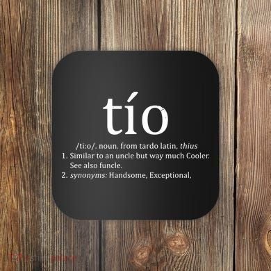 Uncle Tio Definition Uncle For Funny Spanish Coaster